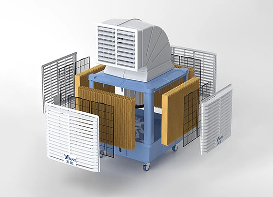 渝风工业冷风机环保水冷空调防尘网罩过滤网高密度专用配件
